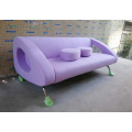 Classcial estilo Home Design mobiliário sofá macio com pernas de metal
